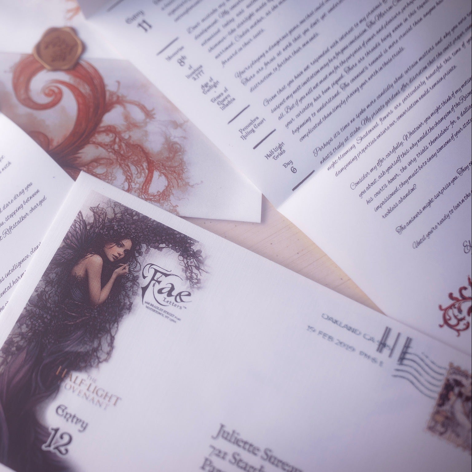 The Half-Light Covenant Letters — Fae Romance Letter Series – Fae Letters