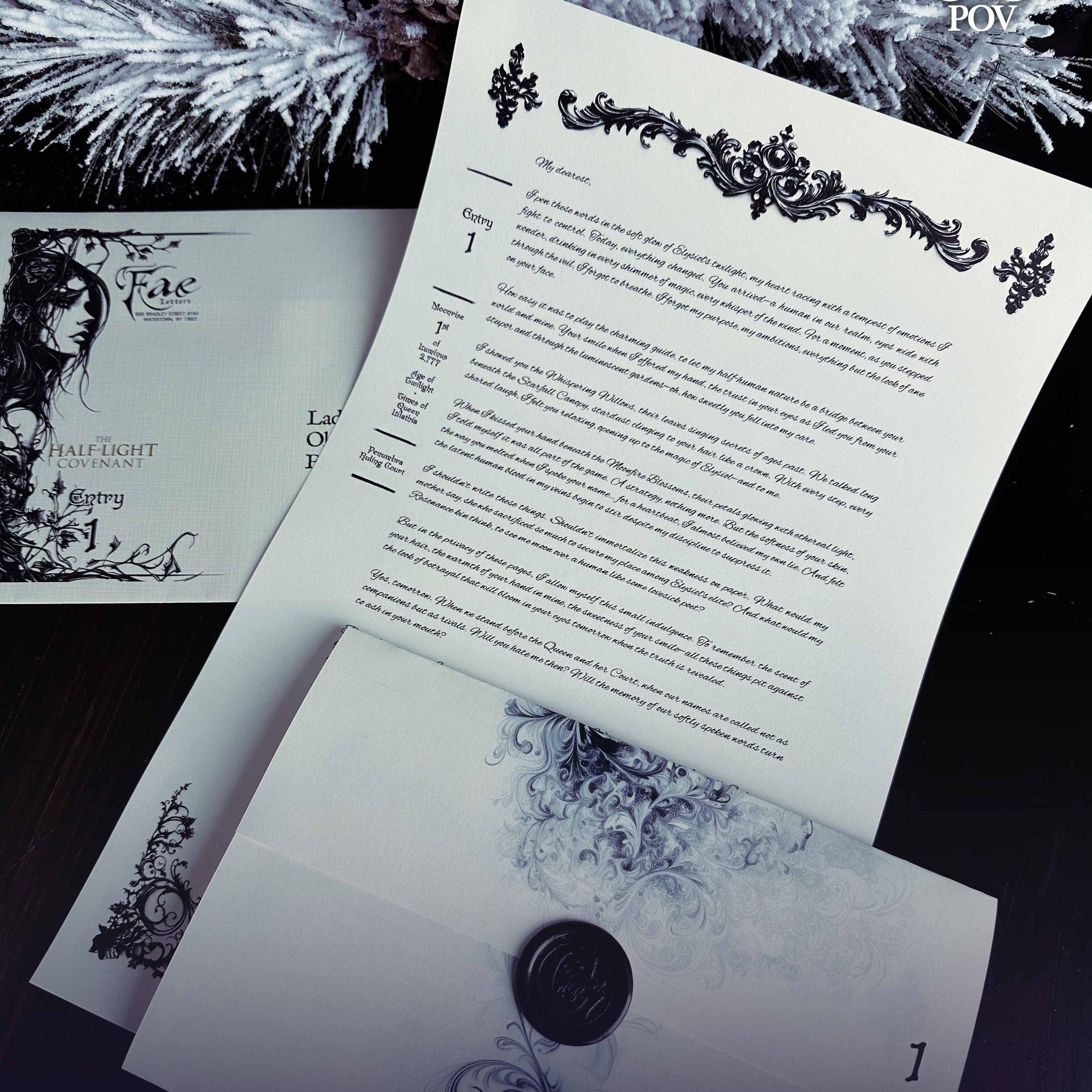 The Half-Light Covenant Letters – Fae Letters