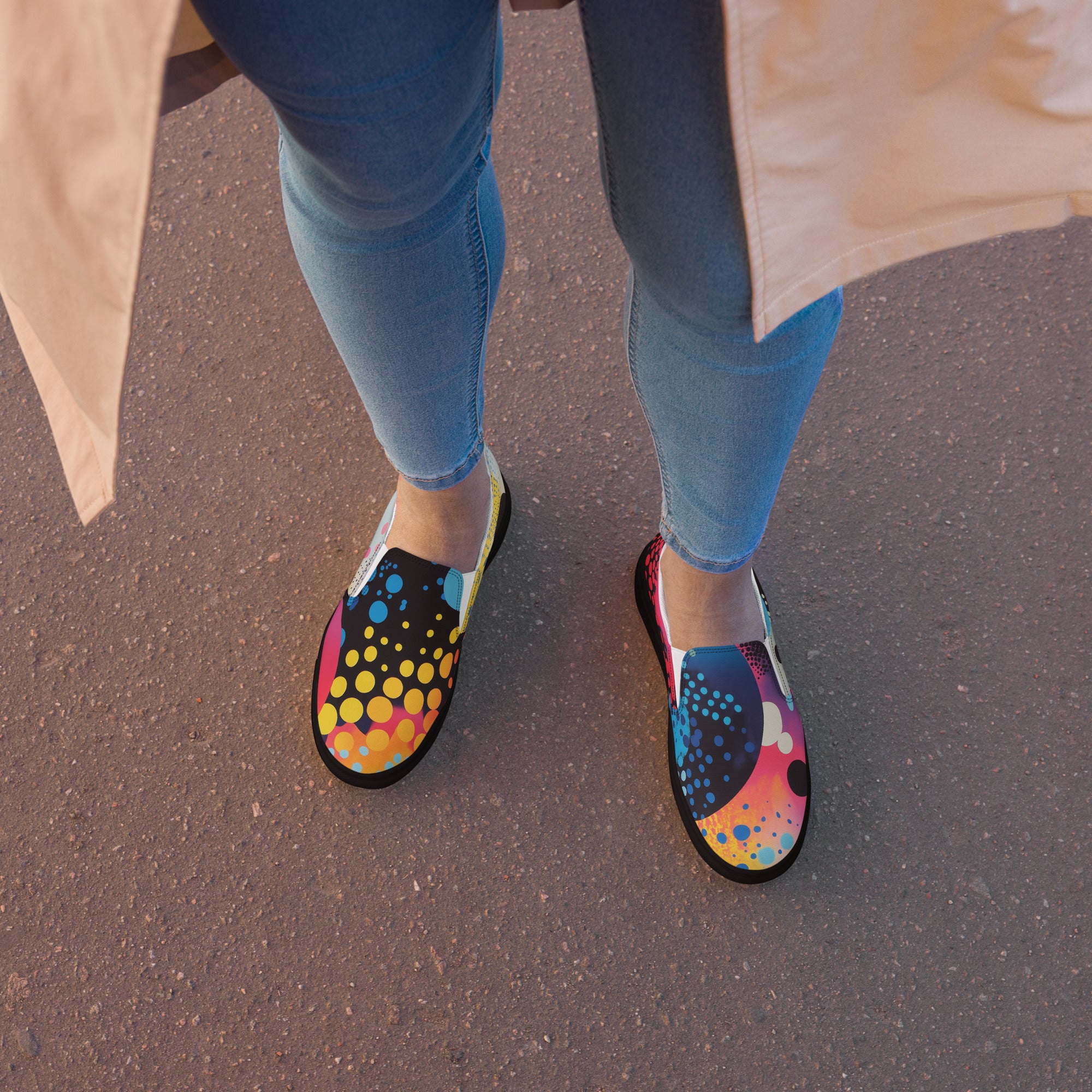 Women's Slip-On Canvas Shoes - Solstice – Mailbox Legends Inc.